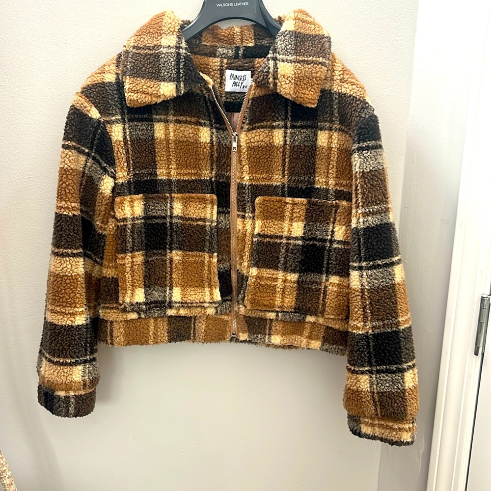 Princess Polly cropped sweater jacket